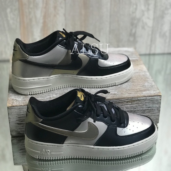 Nike Air Force 1 LV8 GS Mtlc Cool Grey kW AUTHENT NWT Nike Air Force 1 LV8 GS Mtlc Cool Grey kW AUTHENT NWT